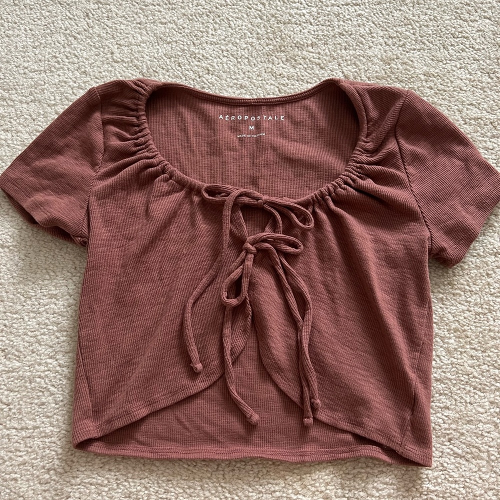 Aeropostale tie top!